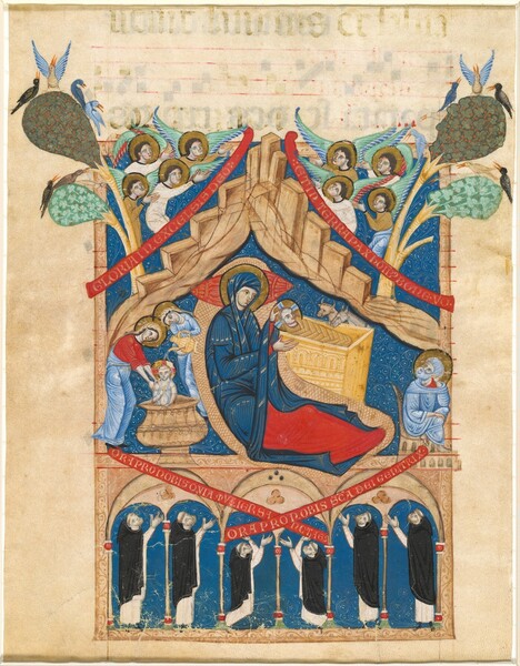 The Nativity with Six Dominican Monks