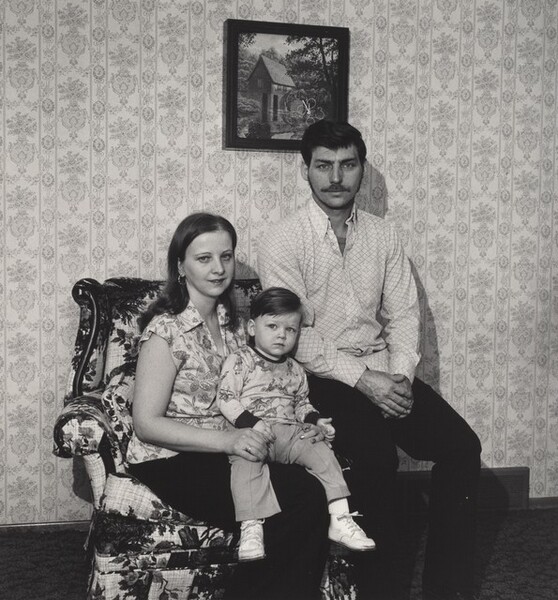 Ralph Coxson with his Wife and Son, Shenango Ingot Molds (Working People series)