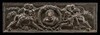 Front of a writing casket: Centaurs and Nymphs with Cornucopiae and Bust