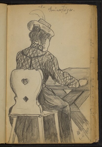 Seated Woman at a Table