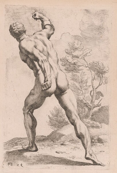 The Borghese Gladiator, back view [plate 29]