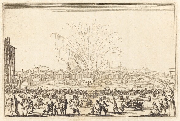 Fireworks on the Arno, Florence