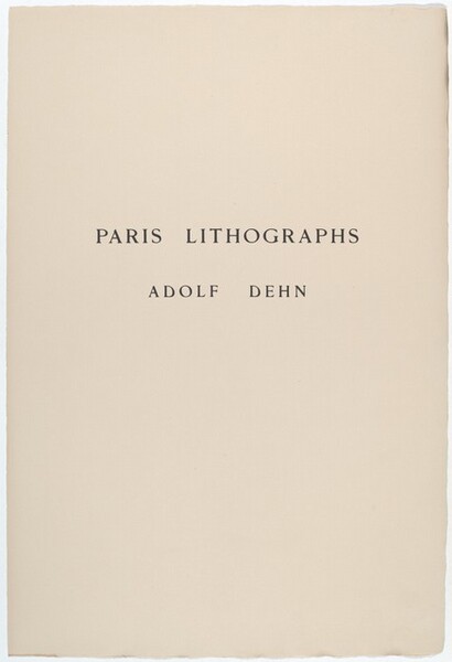 Paris Lithographs