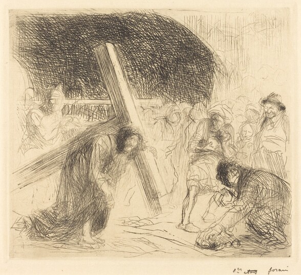 Christ Carrying the Cross (seventh plate)