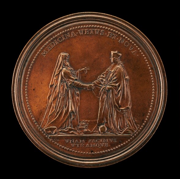 Hippocrates and Dr. John Freind [reverse]