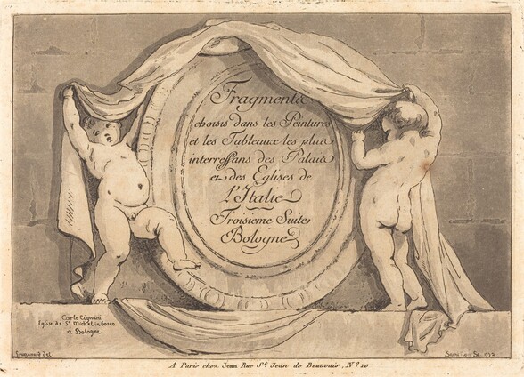 Title Page: Oval Design from the Church of San Michele de Bosco, Bologna
