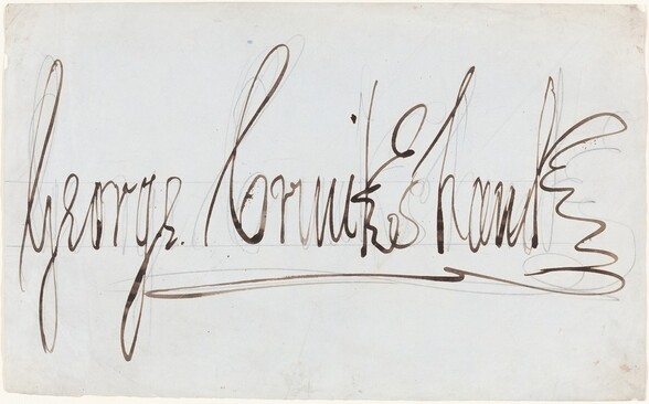 George Cruikshank (decorative signature)