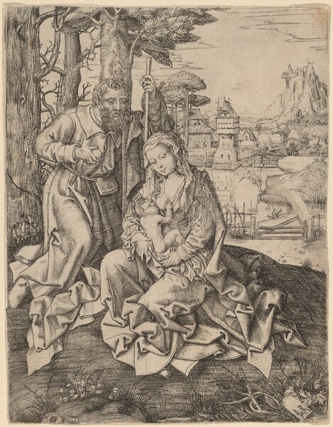 The Holy Family in a Landscape