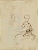 Study of a Mother and Child [verso]