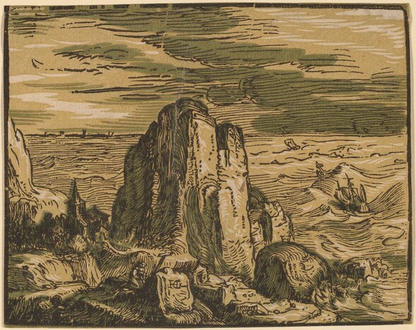 Cliff on a Seashore