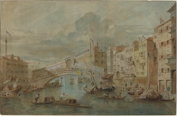 View of the Rialto Bridge, Venice
