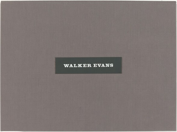 Walker Evans: Selected Photographs