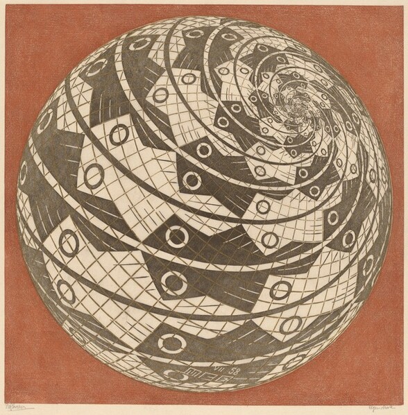 Sphere Surface with Fish