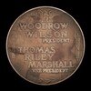 Woodrow Wilson Inaugural Medal [reverse]
