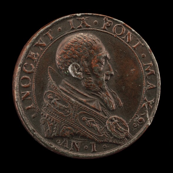 Innocent IX (Giovanni Antonio Facchinetti, 1519-1591), Pope 1591 [obverse]