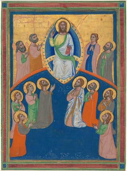 Christ in Majesty with Twelve Apostles