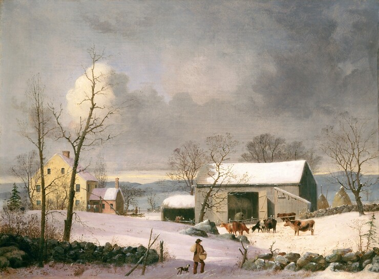 George Henry Durrie, Winter in the Country, c. 1858