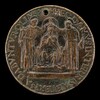 Sixtus IV Being Crowned by Saint Francis and Saint  Anthony of Padua [reverse]