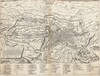 Topographical Map of Modern Rome