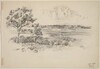 Landscape with Disstant Mountains [verso]
