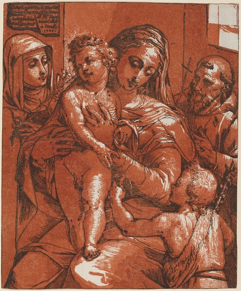 Madonna and Child Accompanied by Saints