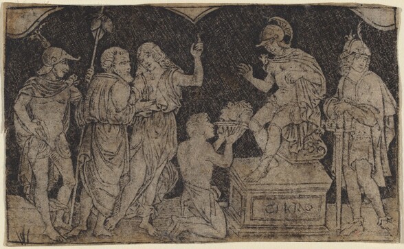 Artaxerxes Receiving the Head of Cyrus