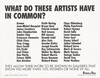 What Do These Artists Have In Common?