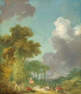 Jean-Honoré Fragonard, Young Girl with a Cat, circa 1770