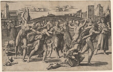 Marcantonio Raimondi, Raphael, The Massacre of the Innocents, c. 1511c. 1511