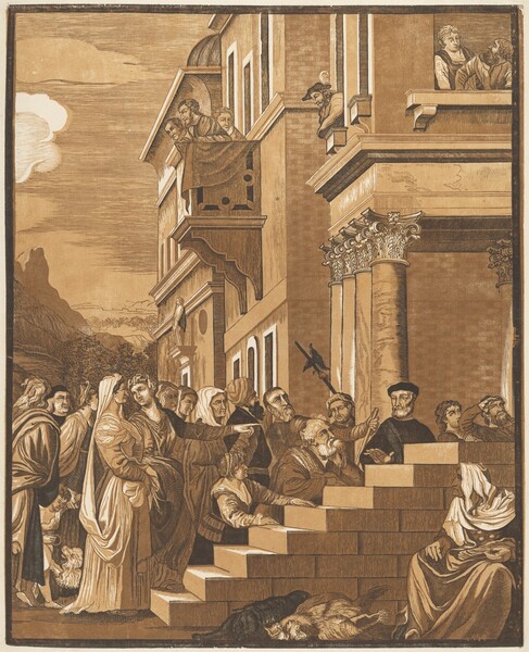 Presentation of the Virgin in the Temple (Center Panel)