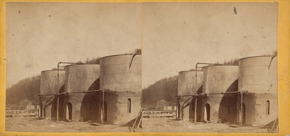 Oil Tanks, Clark & Sumner, Standard Petroleum Refinery, Pittsburg, Pennsylvania