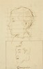 Heads of a Boy and a Man (Self-Portrait?) [verso]