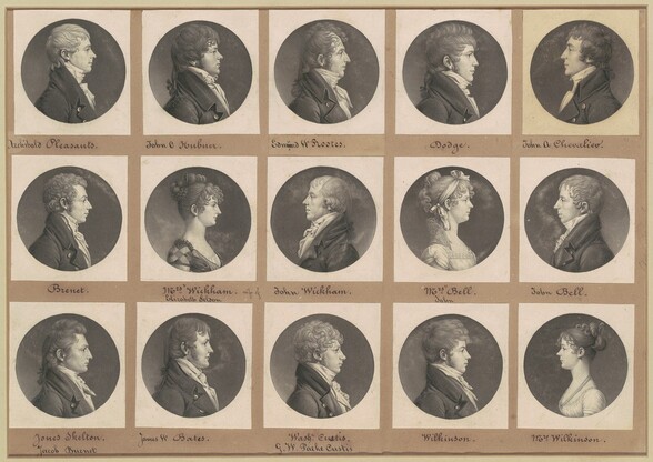 Saint-Mémin Collection of Portraits, Group 43