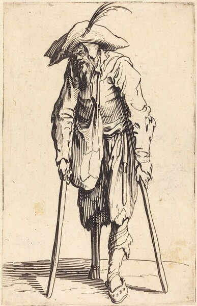 Beggar with Wooden Leg