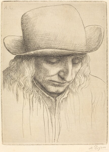 Peasant in a Round Hat (Paysan avec chapeau rond)