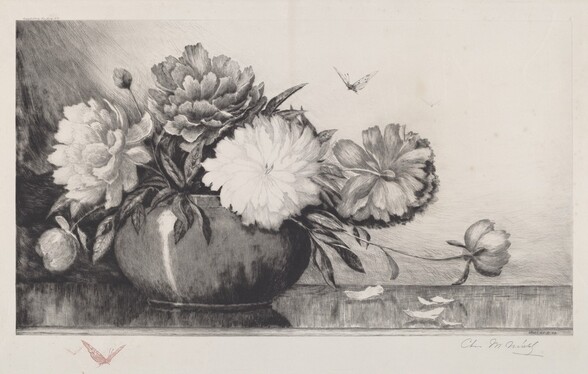 Untitled (Peonies in a Bowl)