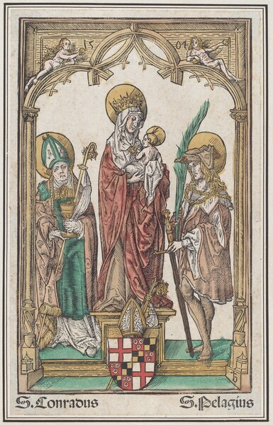 The Virgin and Child with Saint Conrad and Saint Pelagius