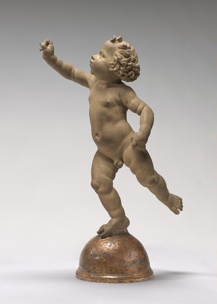 Putto Poised on a Globe
