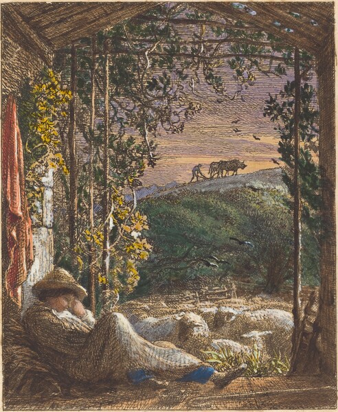 The Sleeping Shepherd; Early Morning