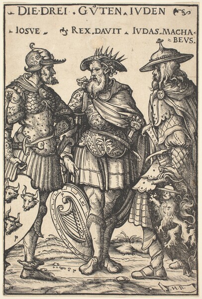 Joshua, David and Judas Maccabaeus