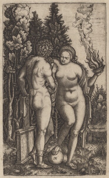 Man and Woman with a Ball