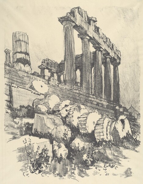 The Fallen Column, Athens
