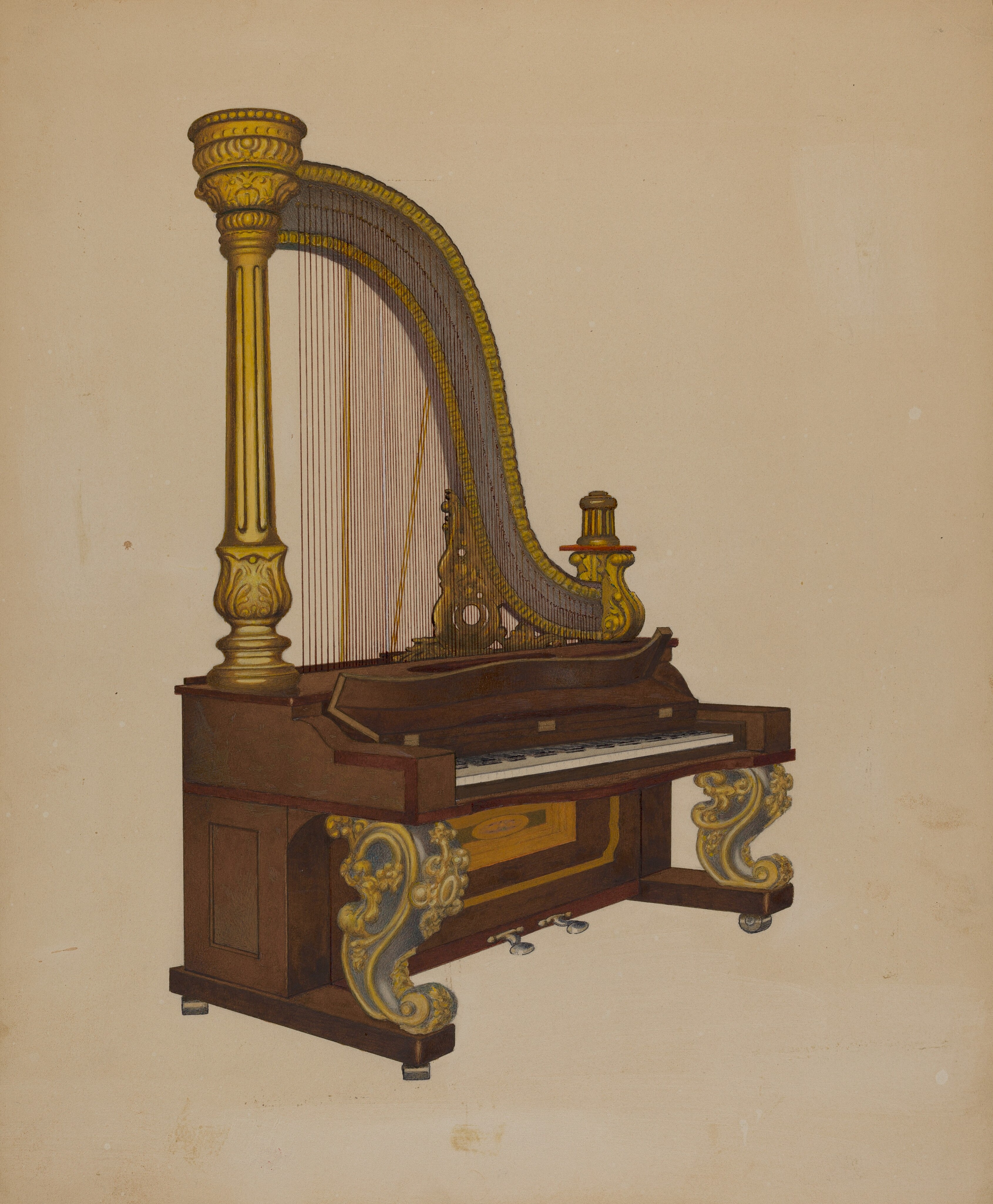 Piano harp hot sale