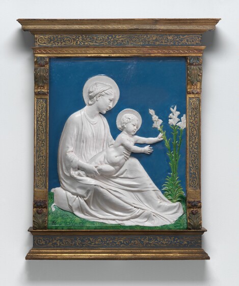 Luca della Robbia, Madonna and Child, c. 1475