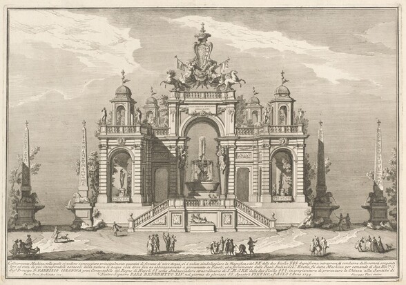The Seconda Macchina for the Chinea of 1754: An Allegory of Waterworks