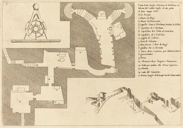 Plan of All the Important Places in Bethlehem