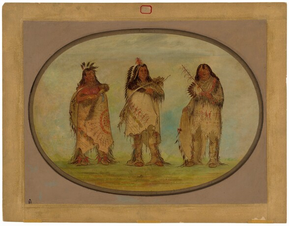 Three Distinguished Warriors of the Sioux Tribe