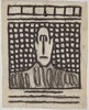 Untitled (Man on Patterned Background) [verso]