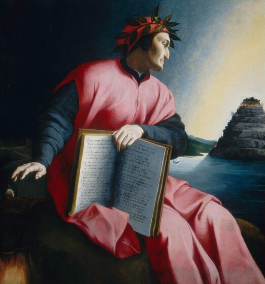 Florentine 16th Century, Allegorical Portrait of Dante, late 16th century