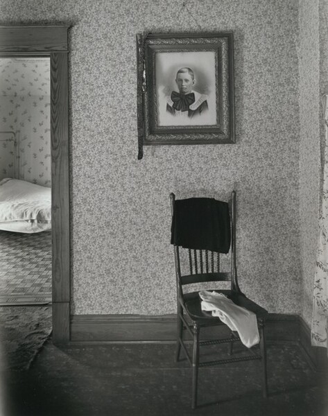 Bedroom with Portrait